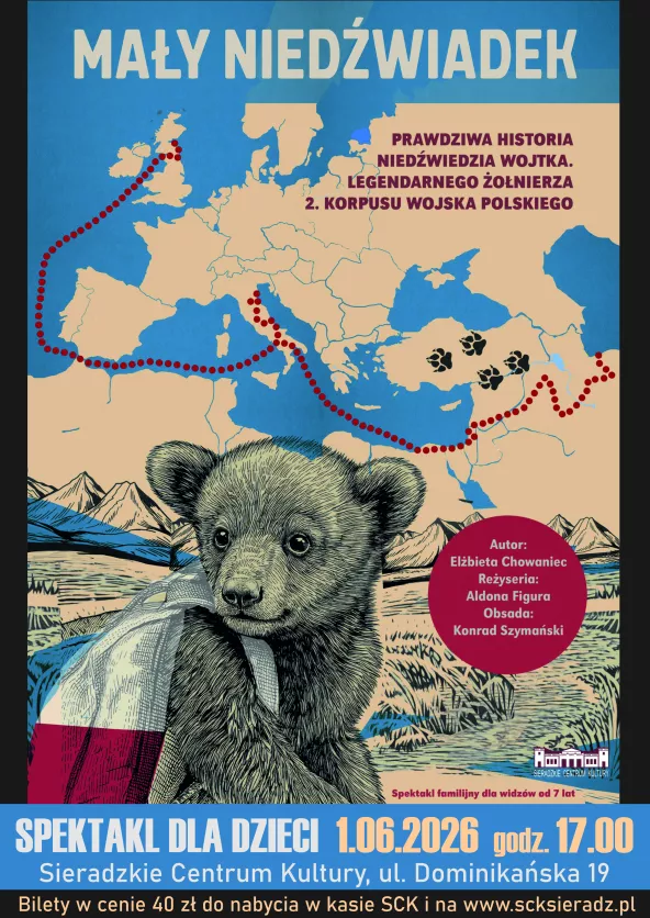 Plakat - "Mały Niedźwiadek"