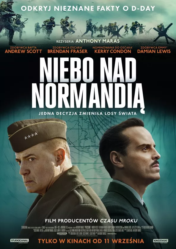 PLAKAT FILMU NIEBO NAD NORMANDIĄ
